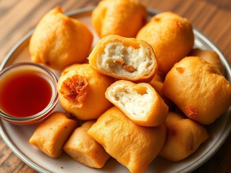 Golden Fried Bean Curd (炸豆腐) — Crispy Tofu Puffs